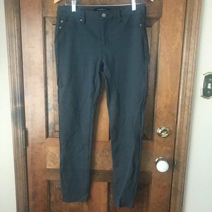 Liverpool Jeans Company Gray Faux 5-Pocket Skinny Jeans Size 10/30